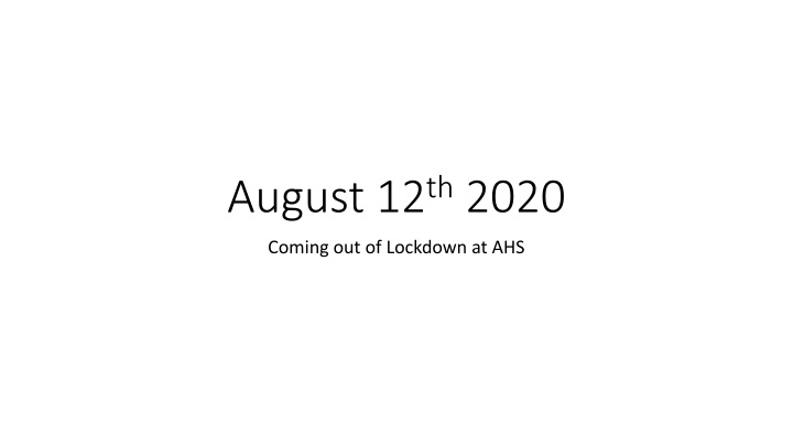 august 12 th 2020