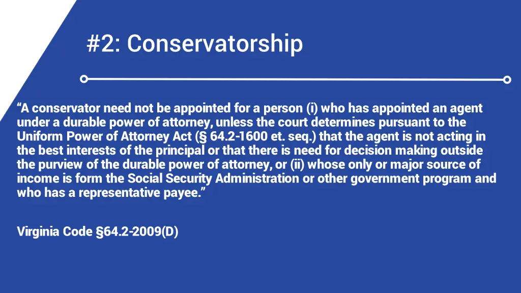 2 conservatorship