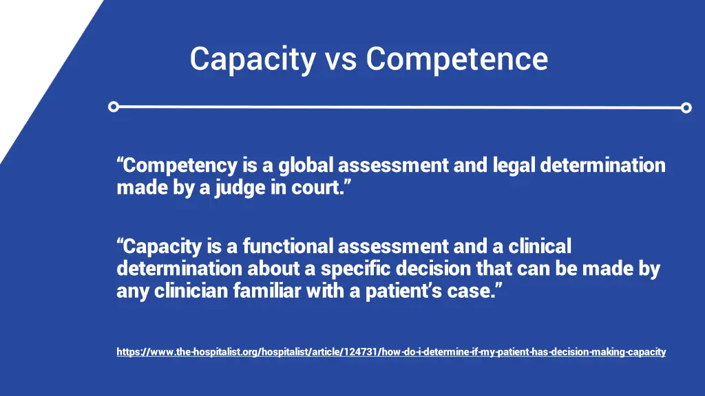 capacity vs competence