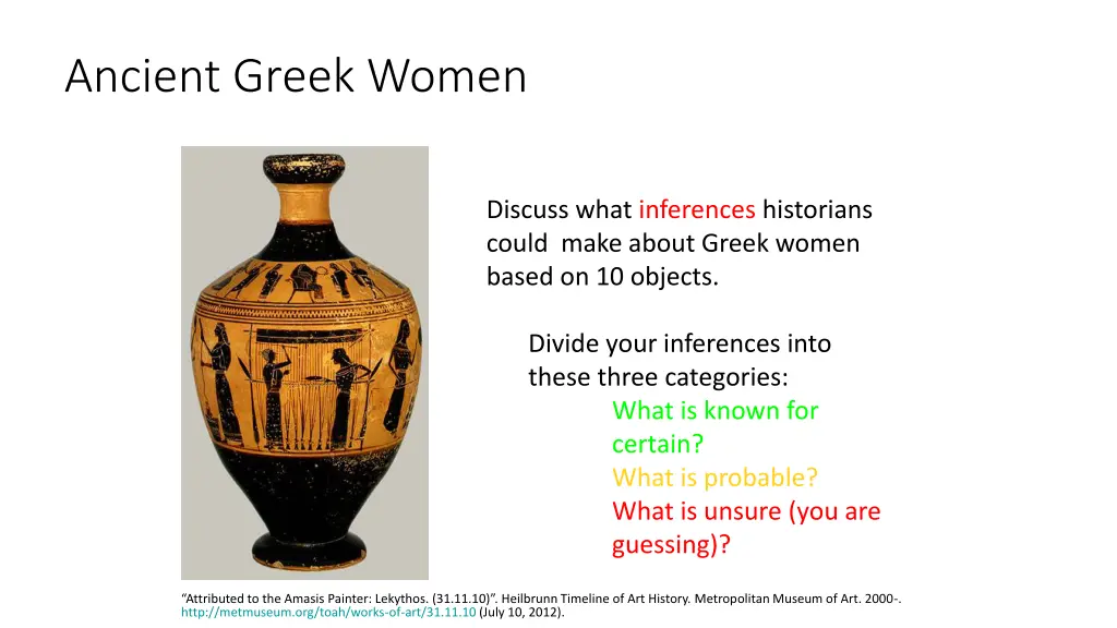ancient greek women