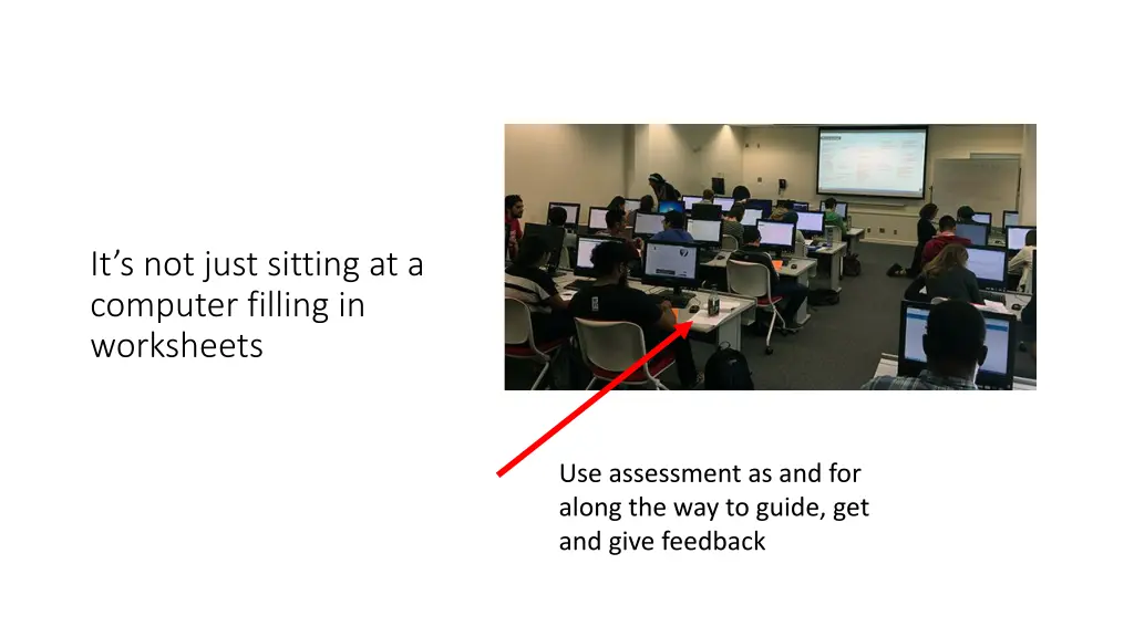 it s not just sitting at a computer filling
