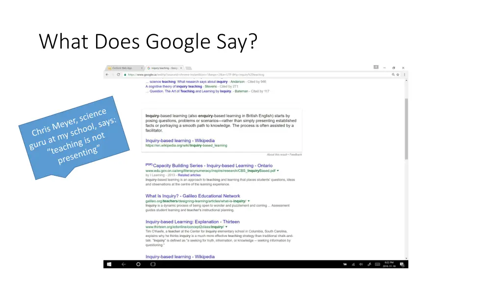 what does google say