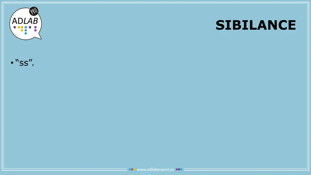 sibilance
