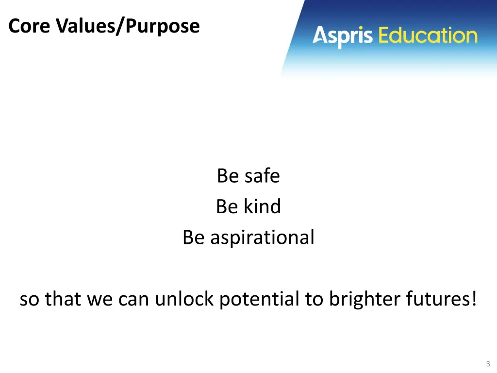 core values purpose