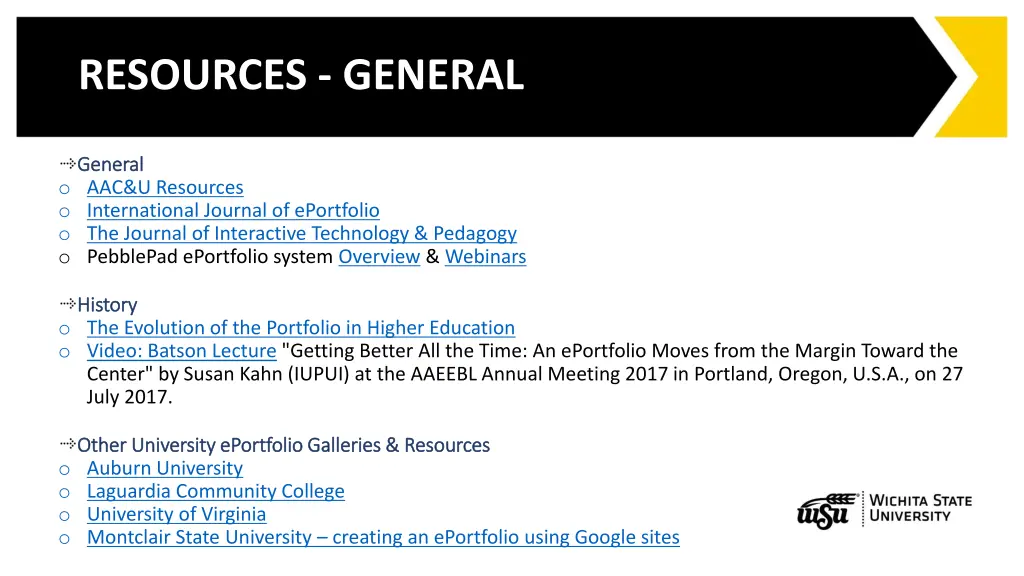 resources general