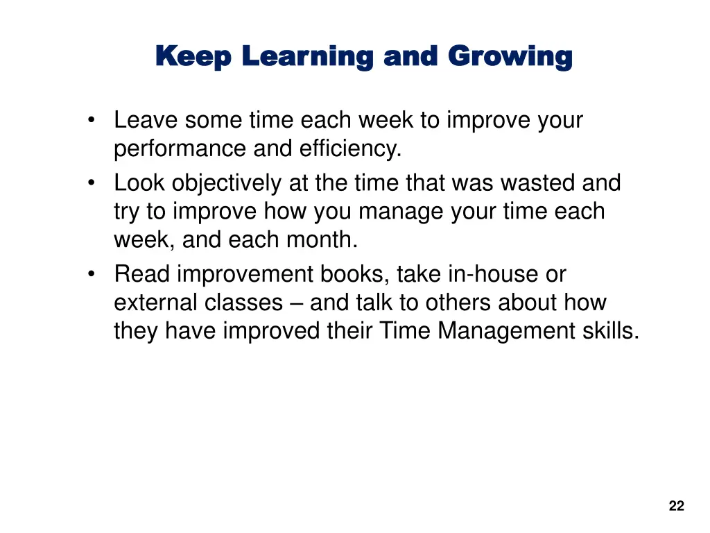 keep learning and growing keep learning