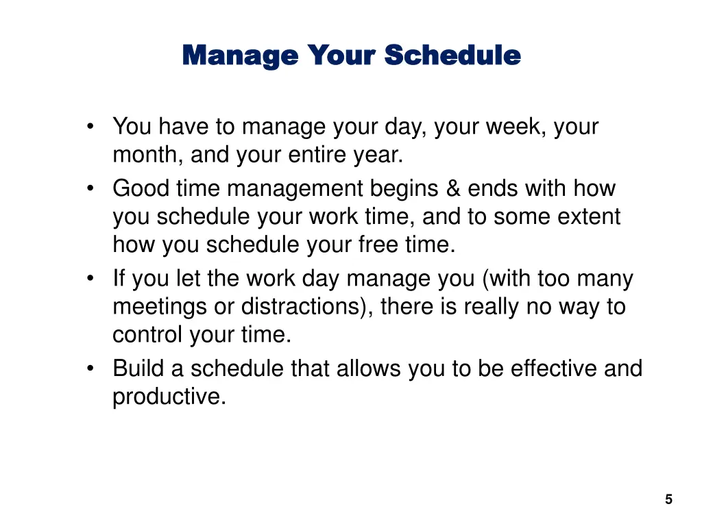 manage your schedule manage your schedule