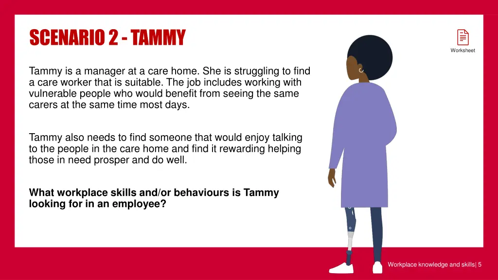 scenario 2 tammy
