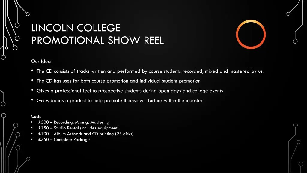 lincoln college promotional show reel