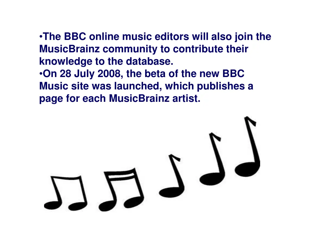 the bbc online music editors will also join