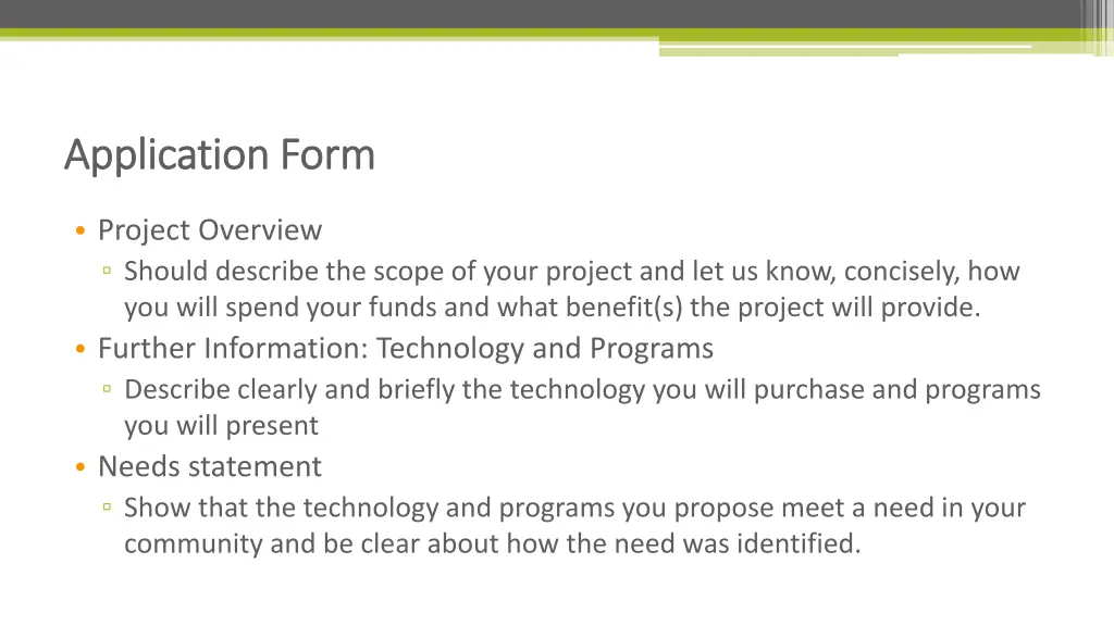 application form application form