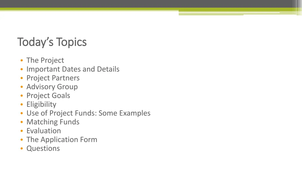 today s topics today s topics