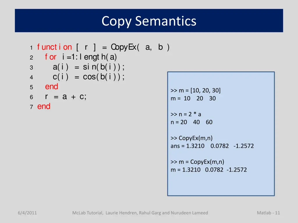 copy semantics