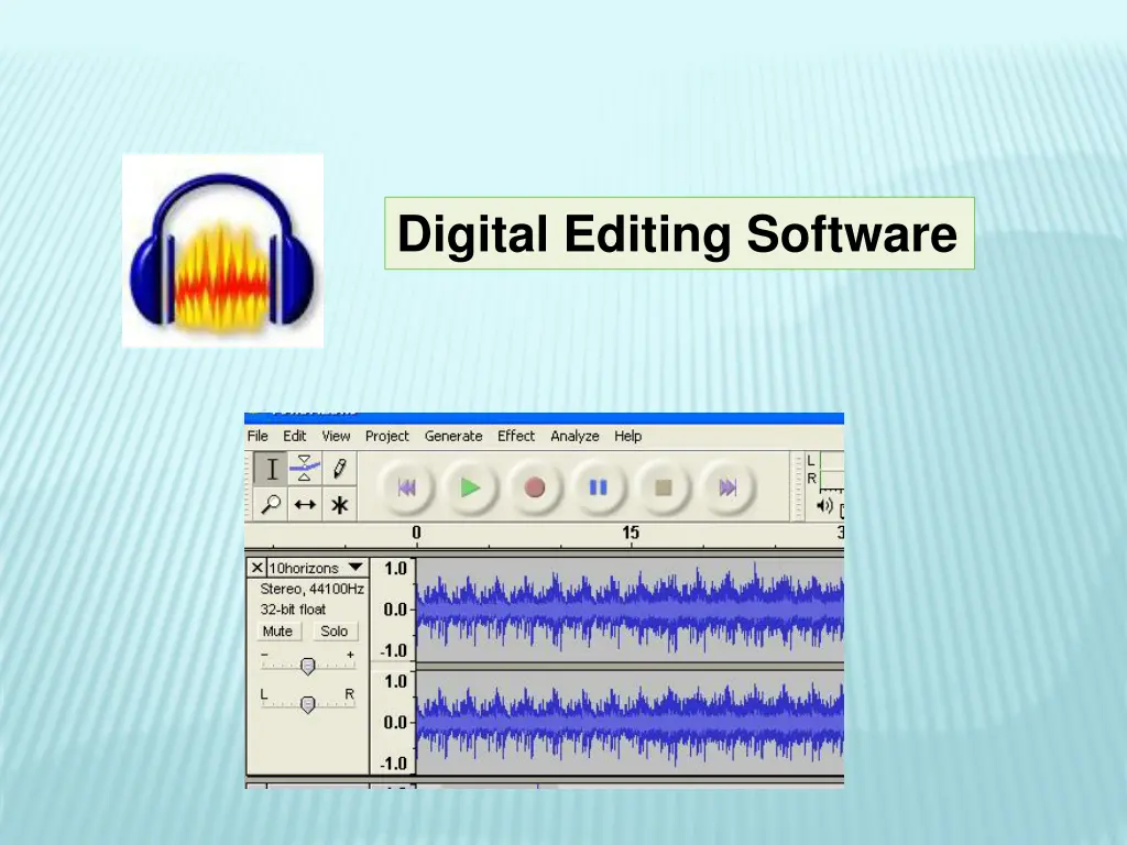 digital editing software