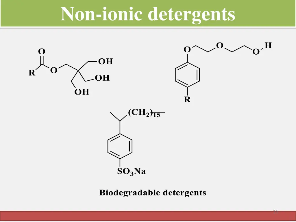 non ionic detergents 1