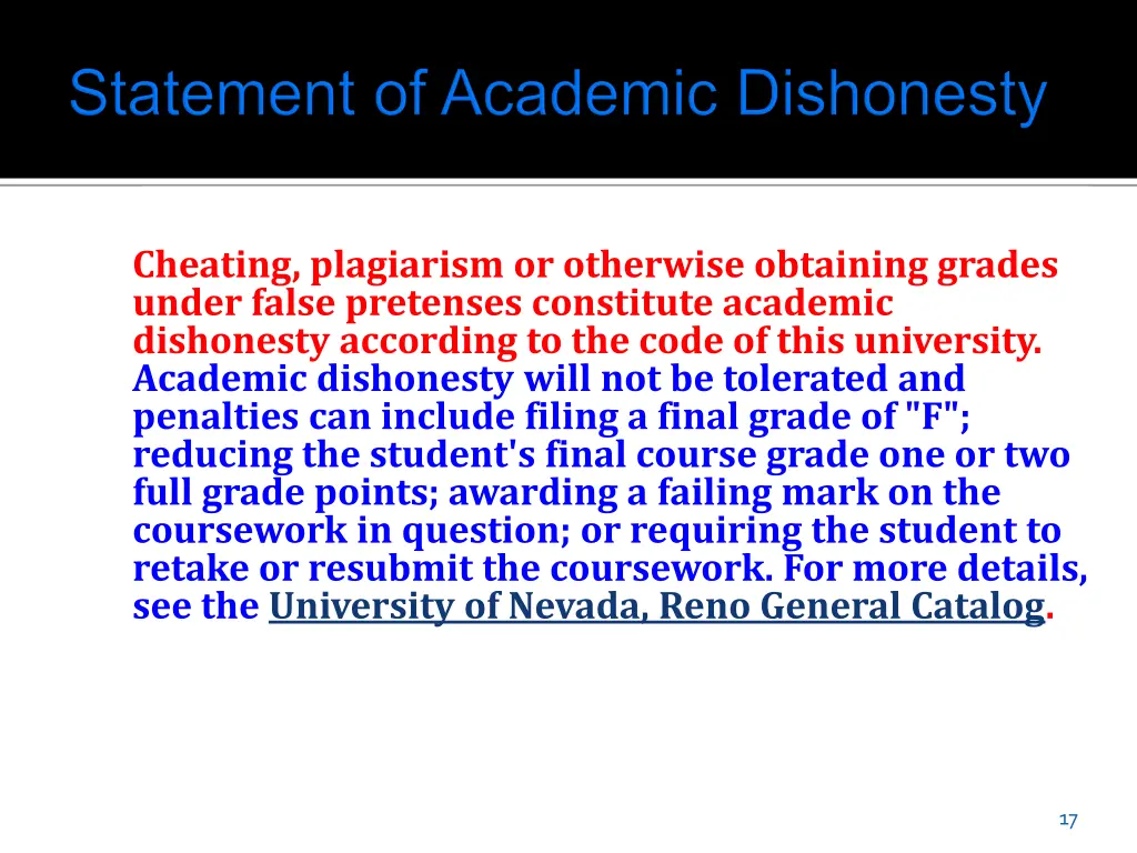 cheating plagiarism or otherwise obtaining grades