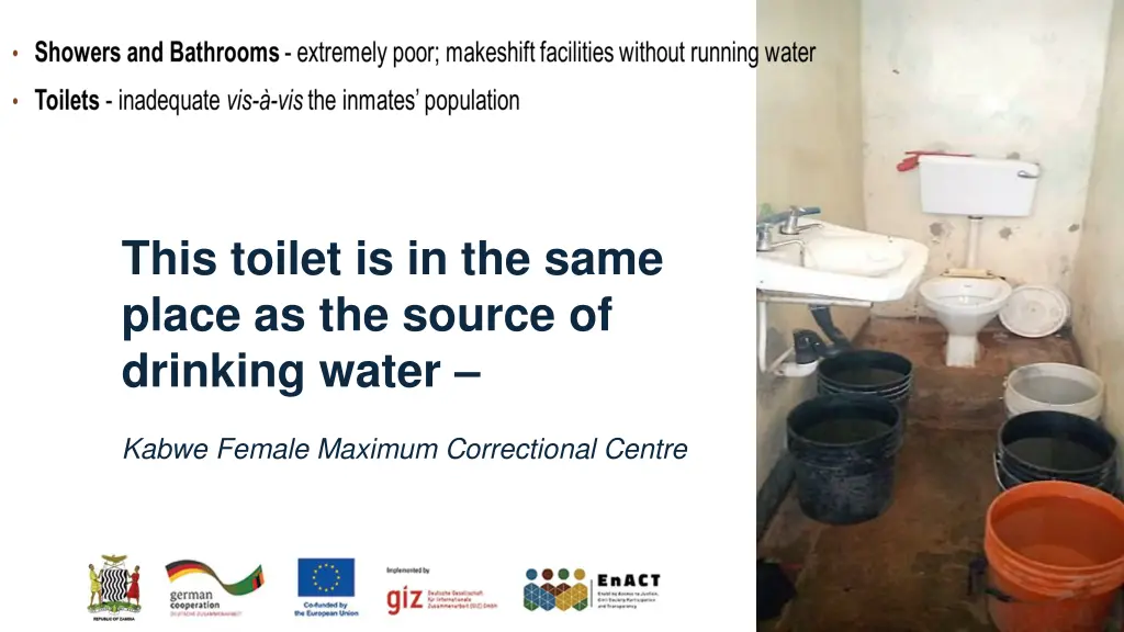 this toilet is in the same place as the source