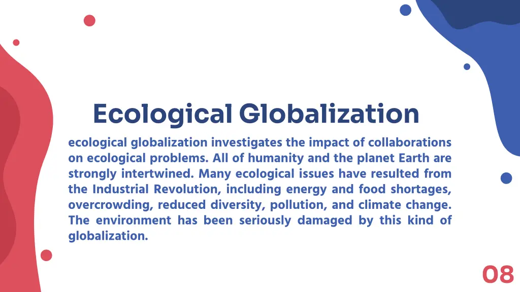 ecological globalization