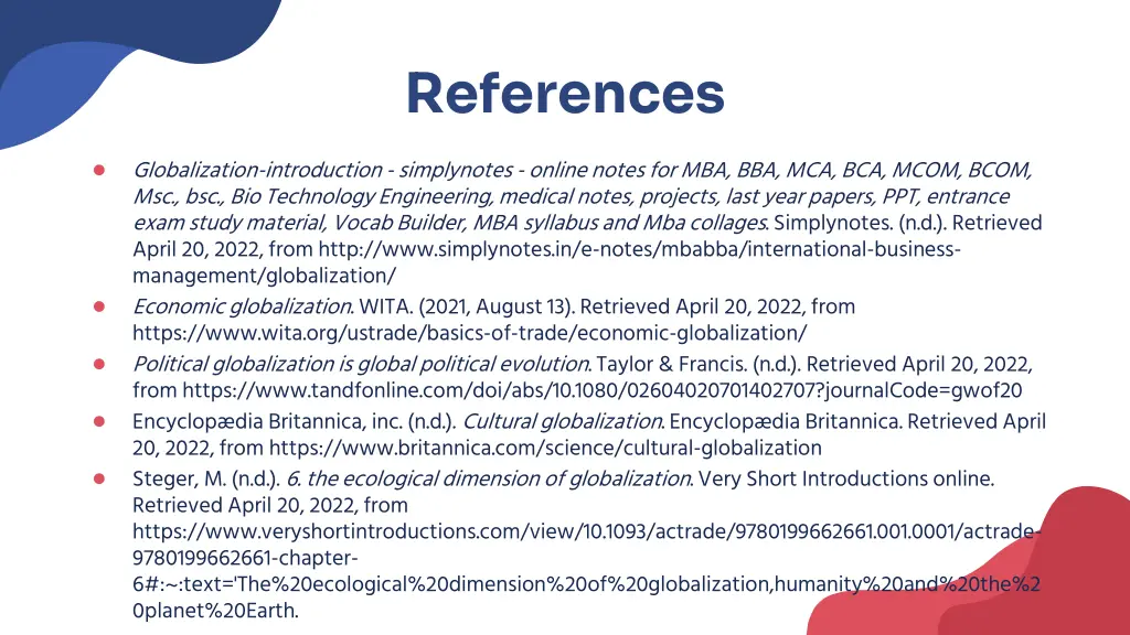 references