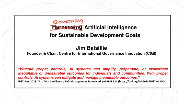 artificial intelligence for sustainable