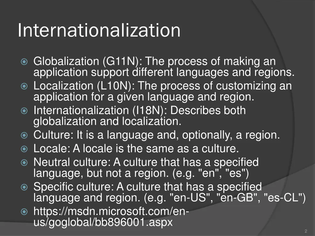 internationalization 1