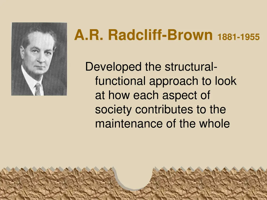 a r radcliff brown 1881 1955