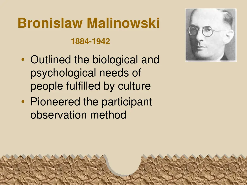 bronislaw malinowski