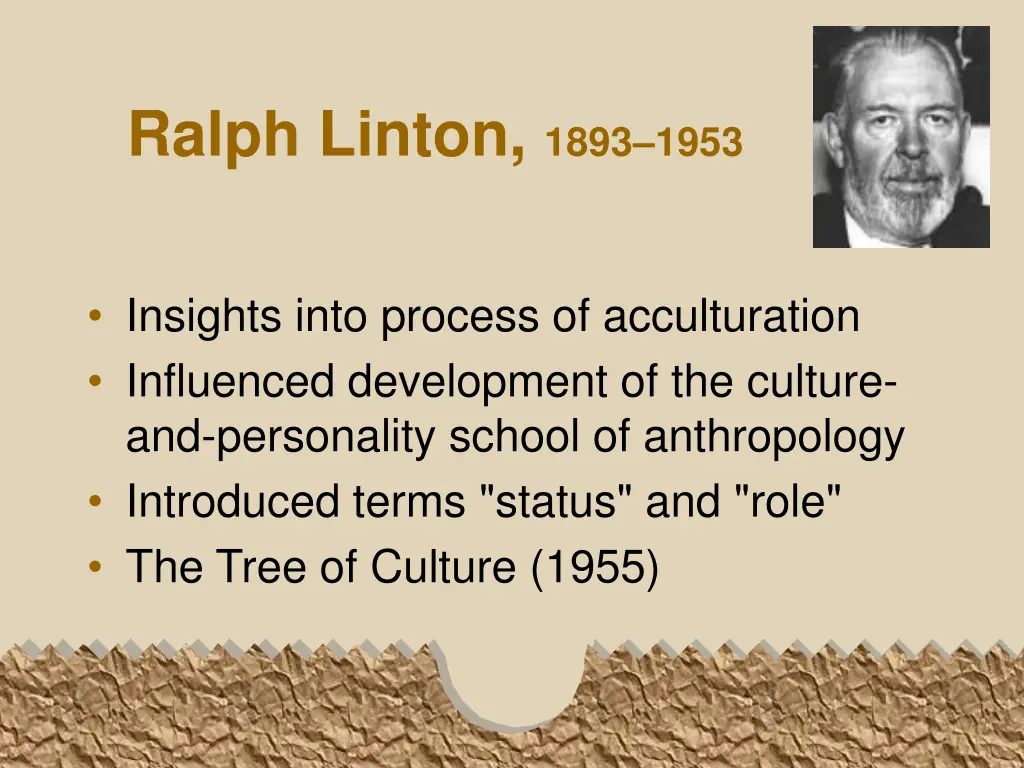 ralph linton 1893 1953