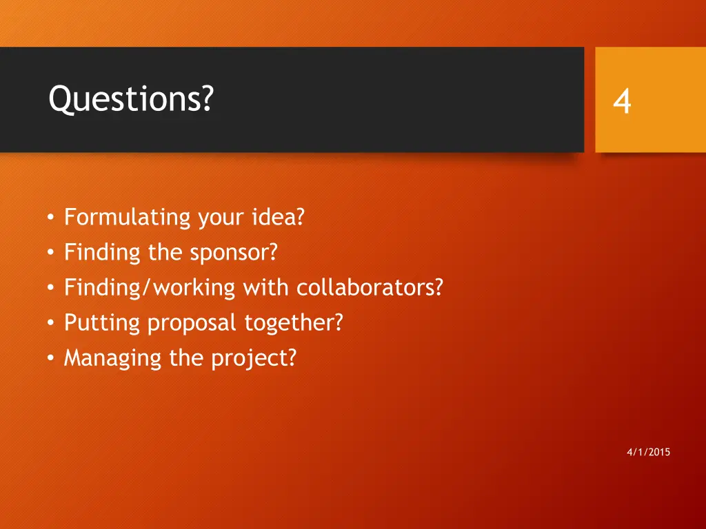 questions