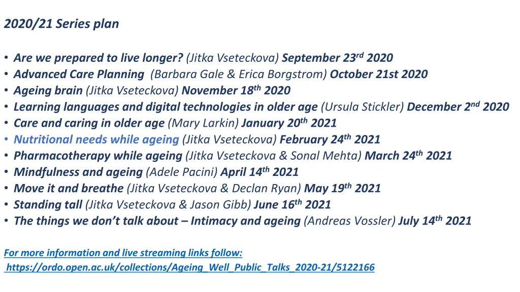 2020 21 series plan