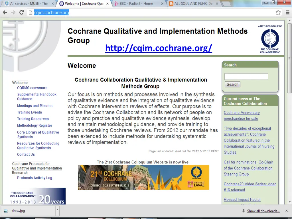 http cqim cochrane org