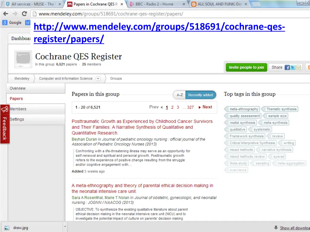 http www mendeley com groups 518691 cochrane