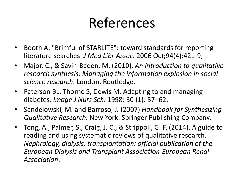 references
