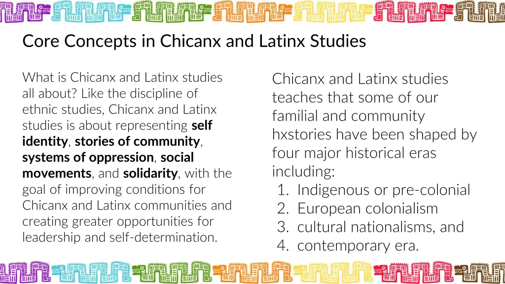 core concepts in chicanx and latinx studies