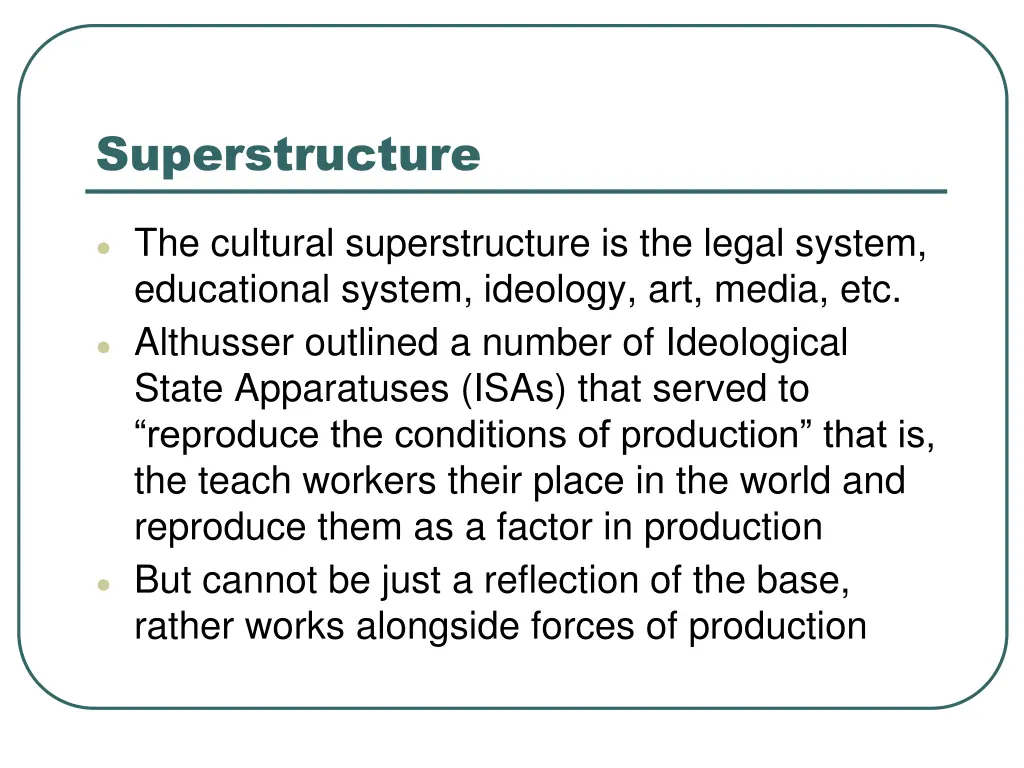 superstructure