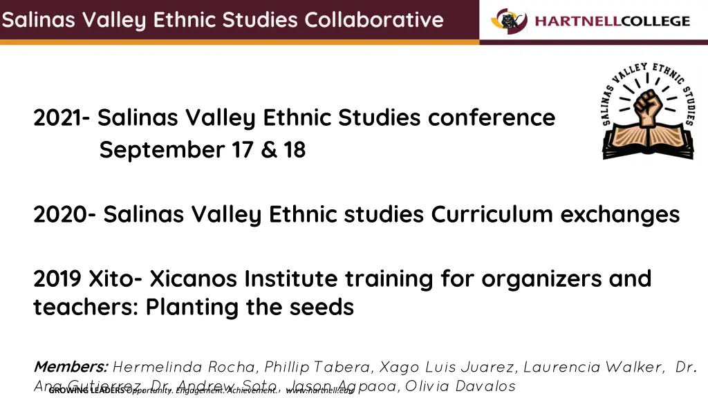 salinas valley ethnic studies collaborative