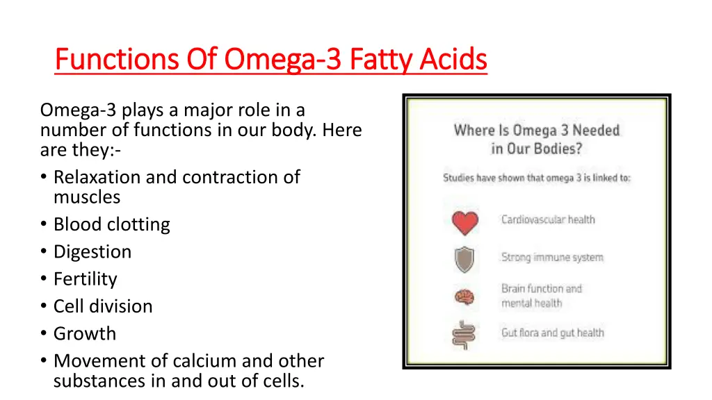 functions of omega functions of omega 3 fatty