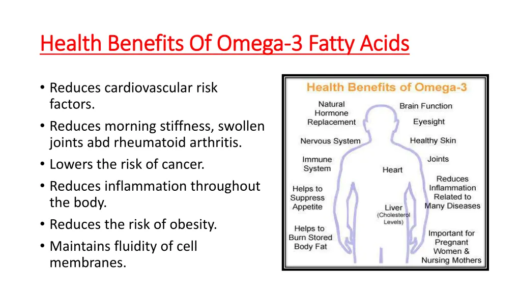 health benefits of omega health benefits of omega