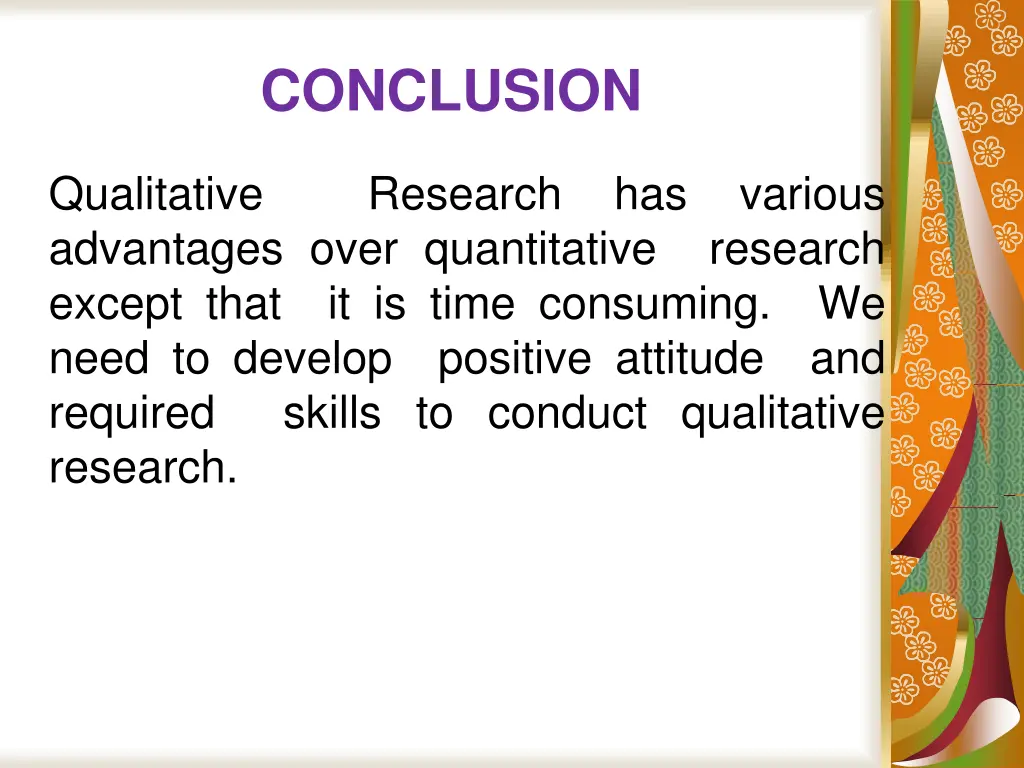 conclusion