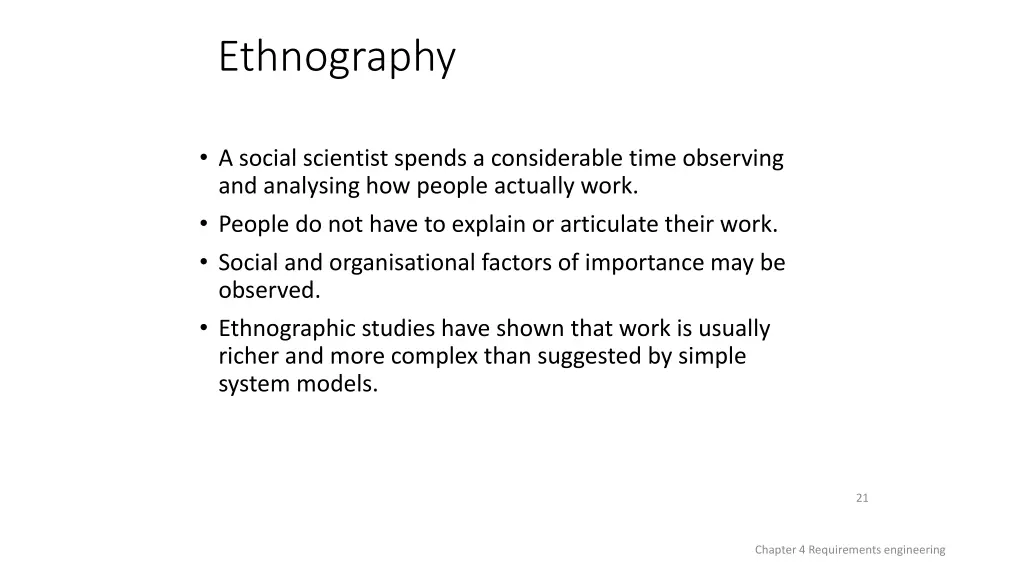 ethnography