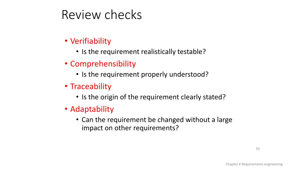 review checks