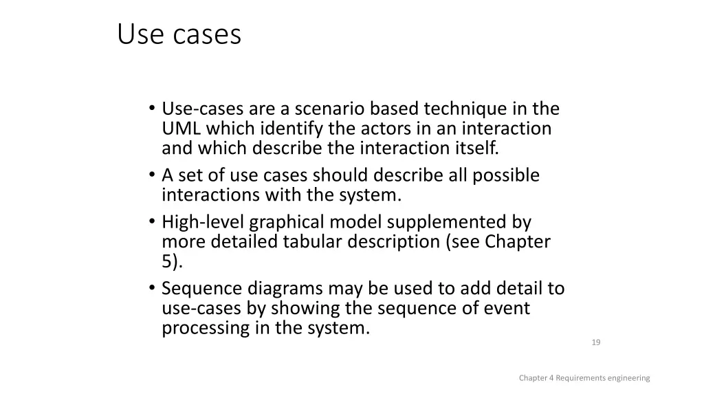 use cases