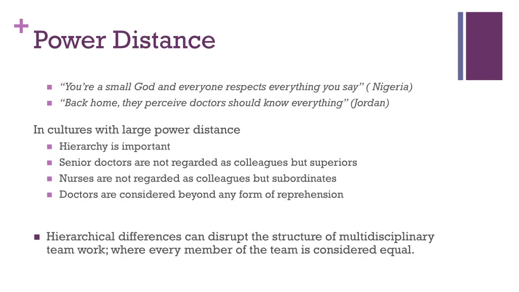 power distance