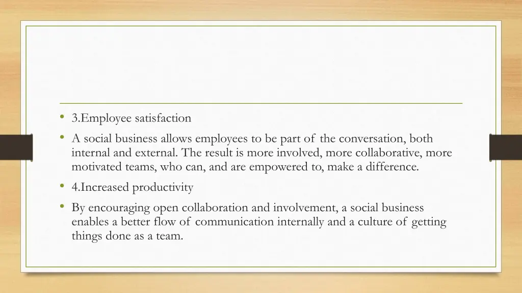 3 employee satisfaction a social business allows