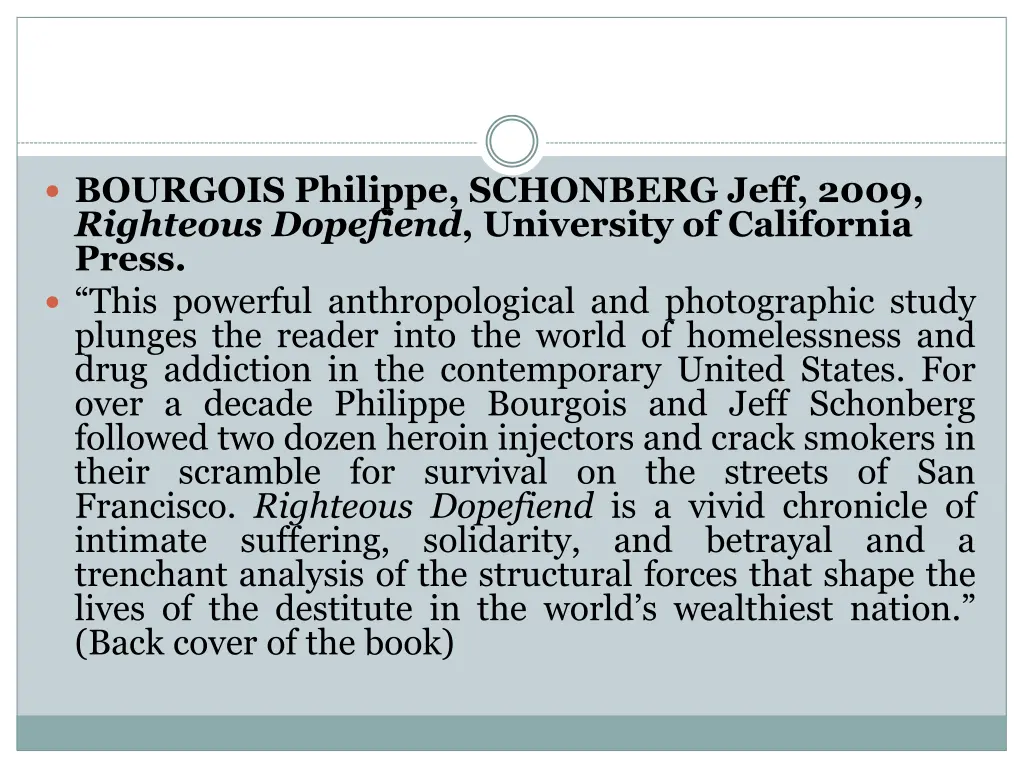 bourgois philippe schonberg jeff 2009 righteous 1