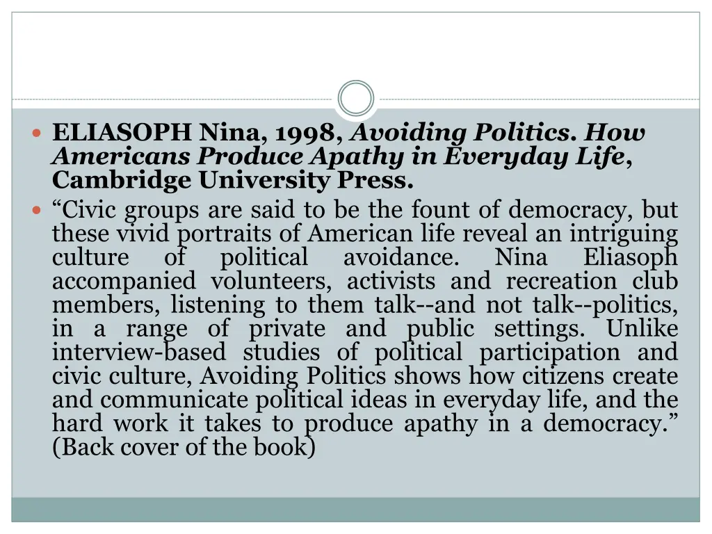 eliasoph nina 1998 avoiding politics 1