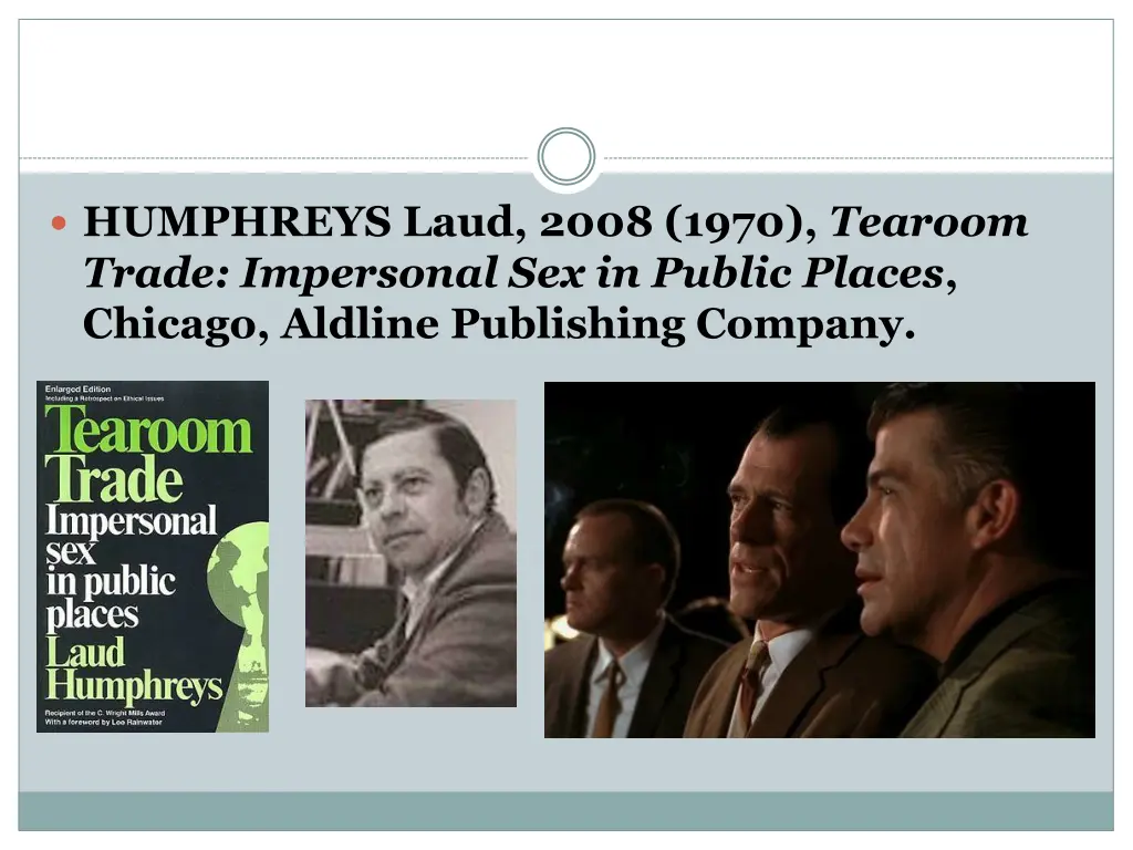 humphreys laud 2008 1970 tearoom trade impersonal