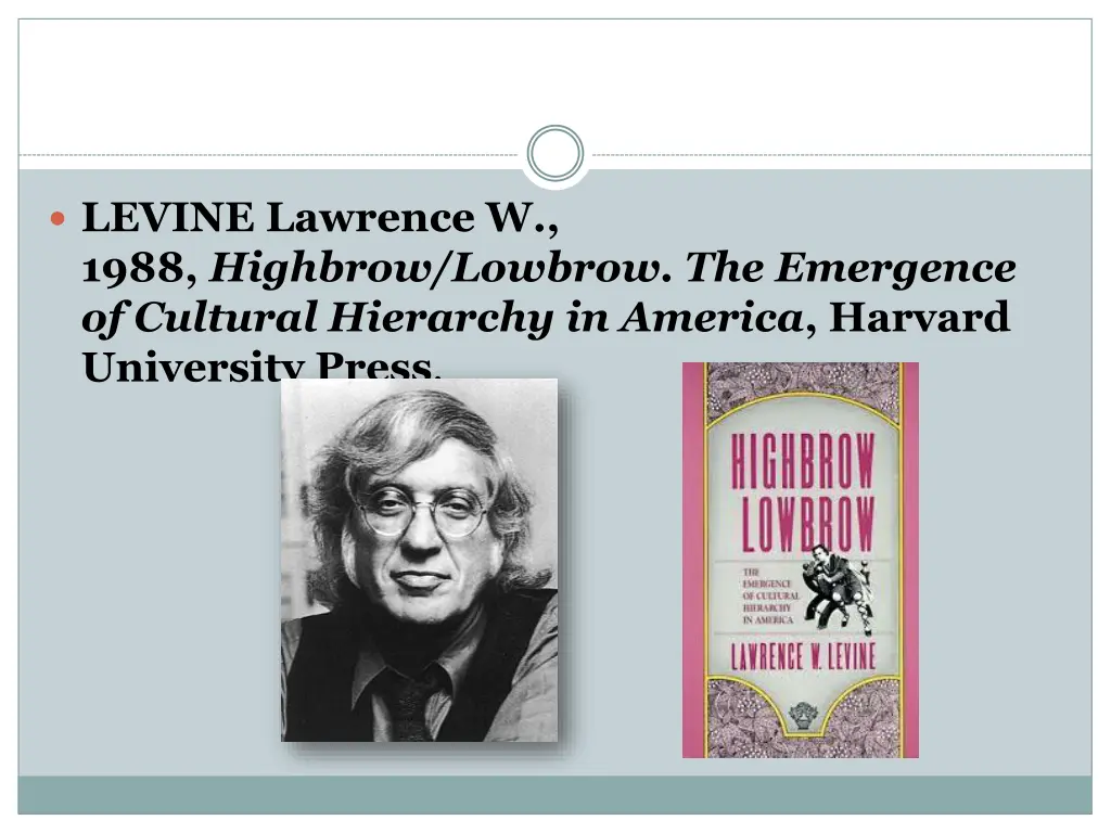 levine lawrence w 1988 highbrow lowbrow