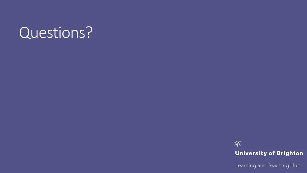 questions