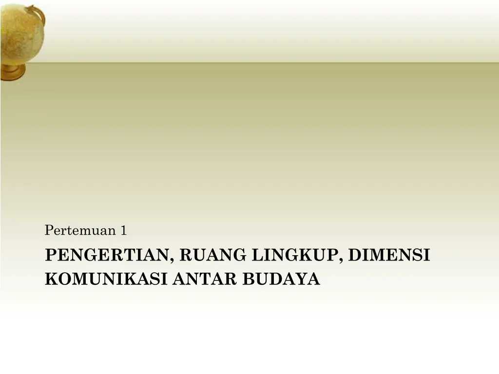 pertemuan 1